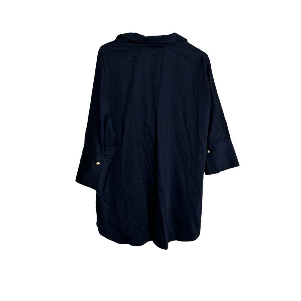 Tuckernuck Navy Popover Tunic Blouse - Picture 3 of 7